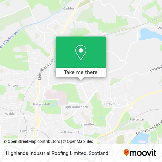 Highlands Industrial Roofing Limited map