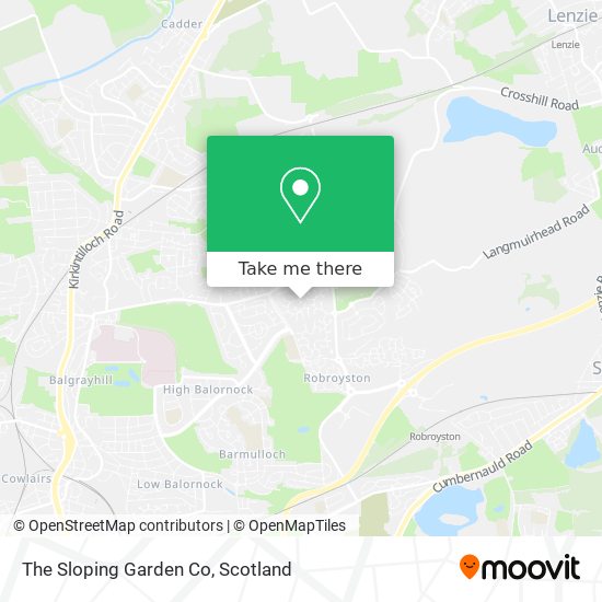 The Sloping Garden Co map