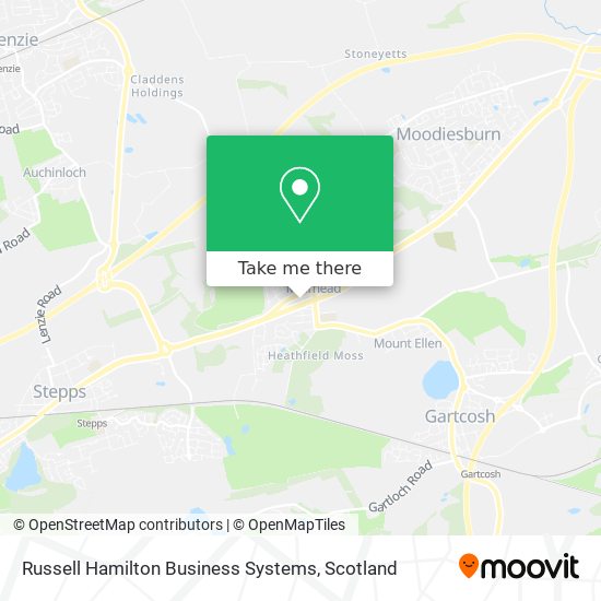Russell Hamilton Business Systems map