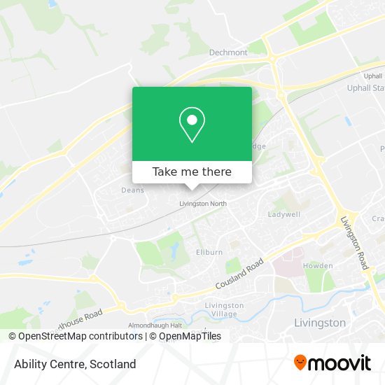 Ability Centre map