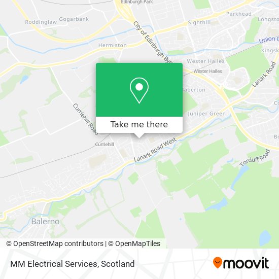 MM Electrical Services map