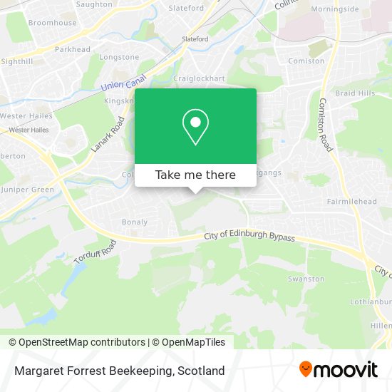 Margaret Forrest Beekeeping map