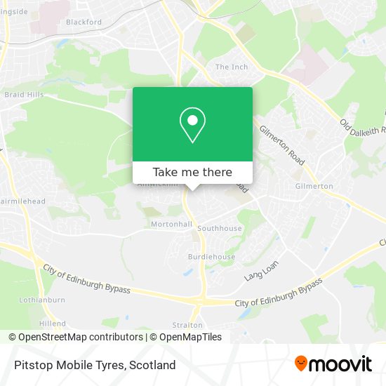 Pitstop Mobile Tyres map