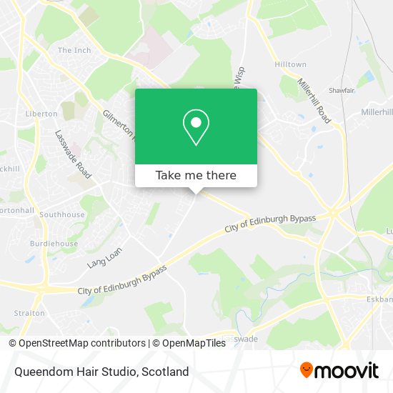 Queendom Hair Studio map