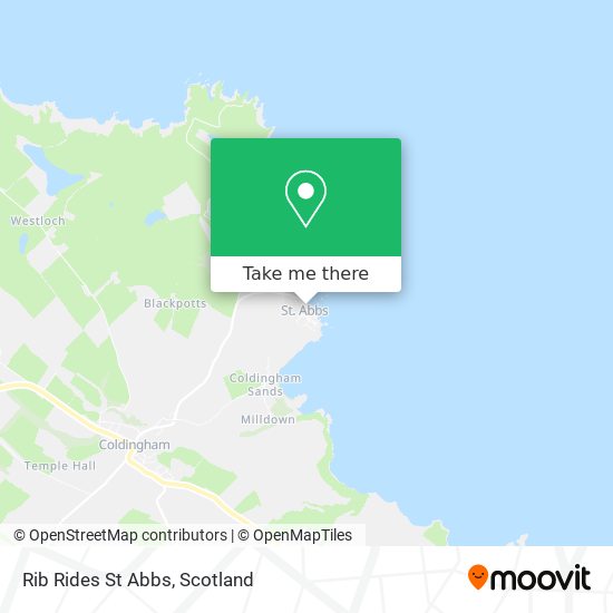 Rib Rides St Abbs map