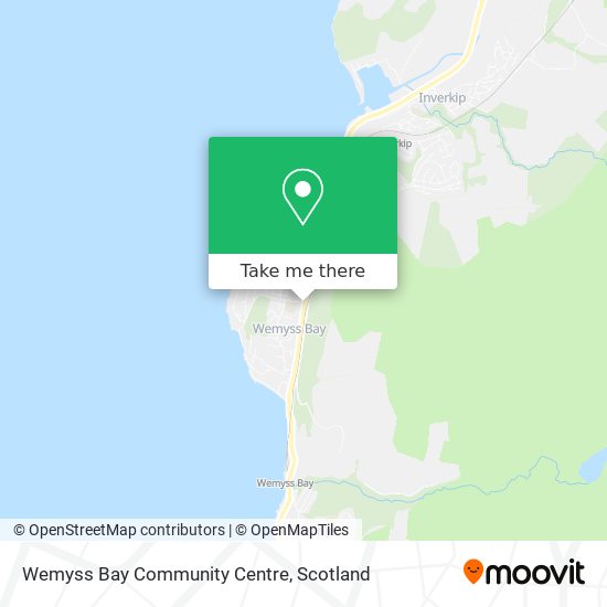 Wemyss Bay Community Centre map