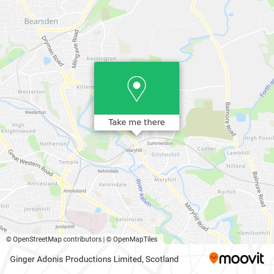 Ginger Adonis Productions Limited map