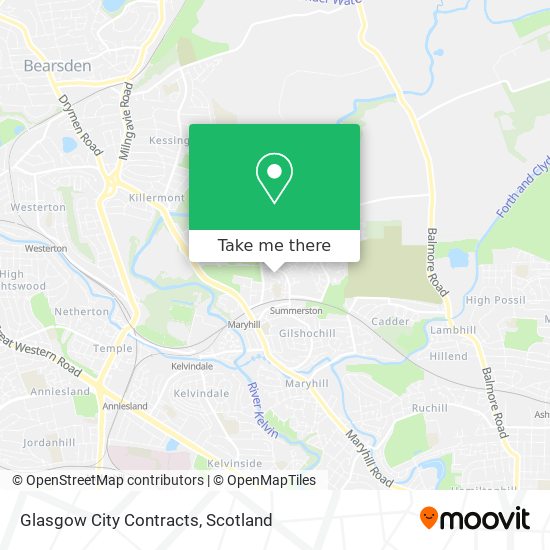 Glasgow City Contracts map