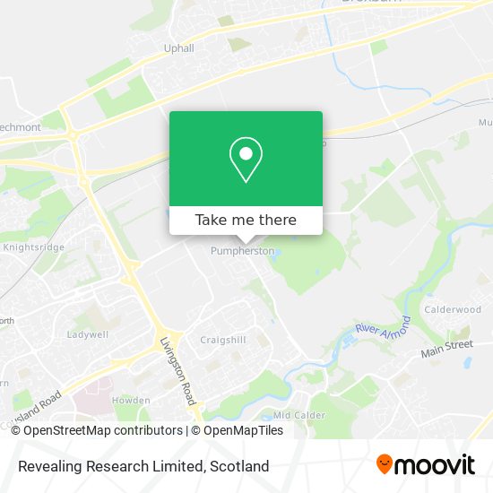 Revealing Research Limited map