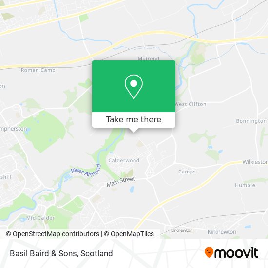 Basil Baird & Sons map