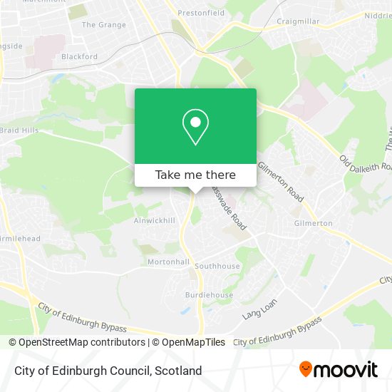 City of Edinburgh Council map