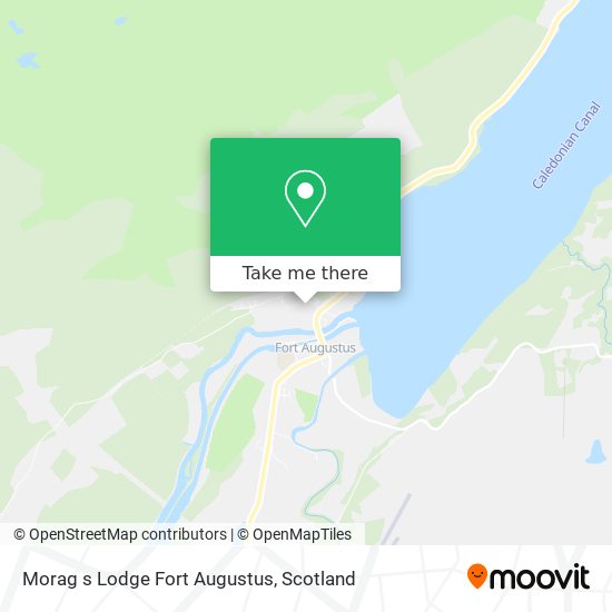 Morag s Lodge Fort Augustus map