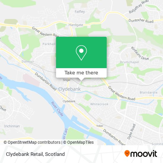 Clydebank Retail map