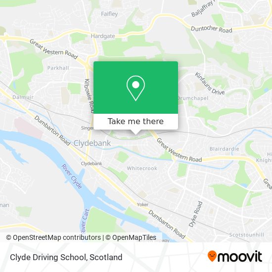 Clyde Driving School map