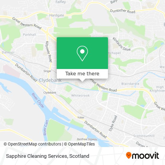 Sapphire Cleaning Services map
