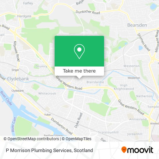 P Morrison Plumbing Services map