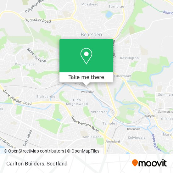 Carlton Builders map