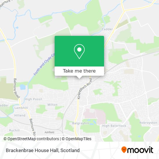 Brackenbrae House Hall map
