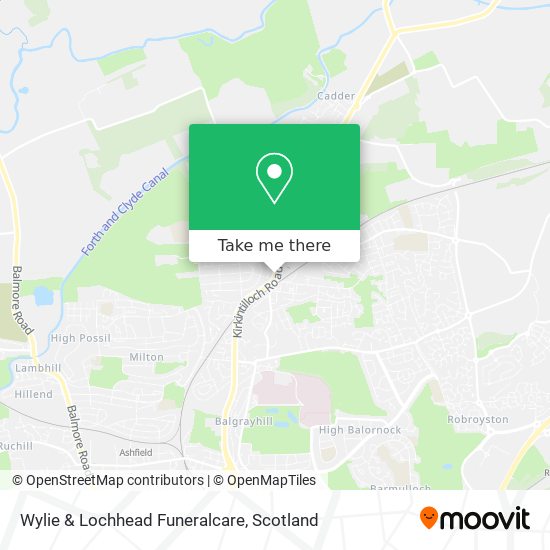 Wylie & Lochhead Funeralcare map
