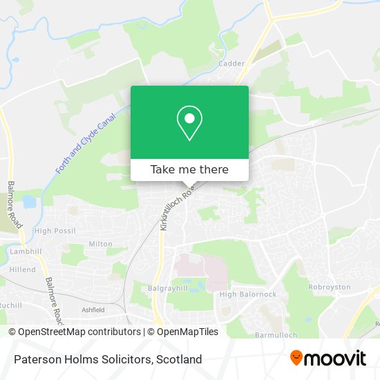 Paterson Holms Solicitors map