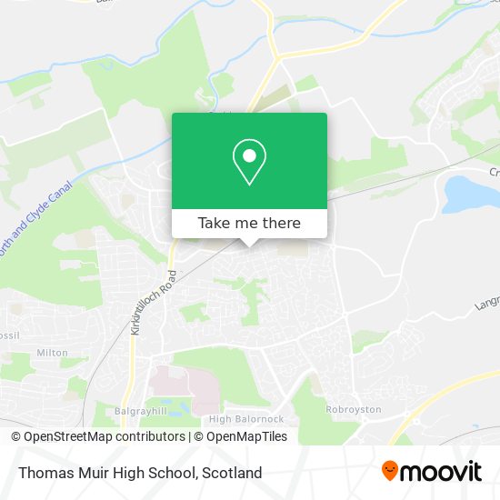 Thomas Muir High School map