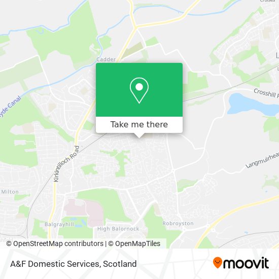 A&F Domestic Services map