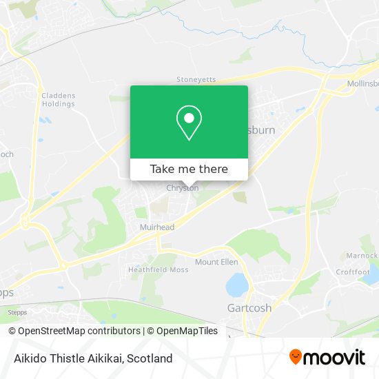 Aikido Thistle Aikikai map