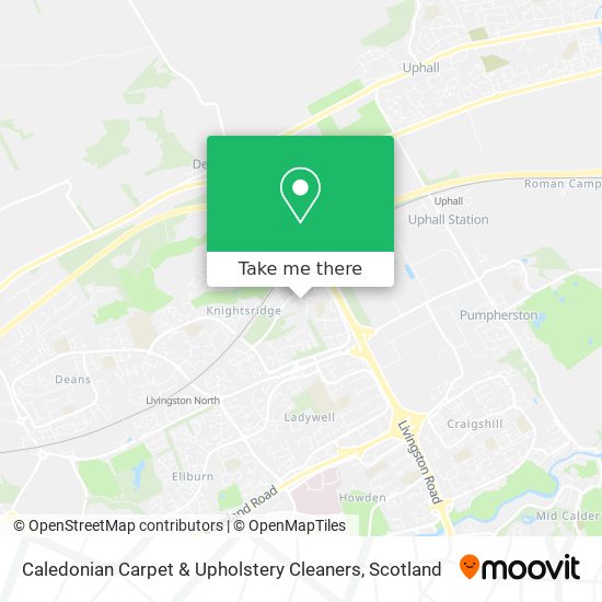 Caledonian Carpet & Upholstery Cleaners map