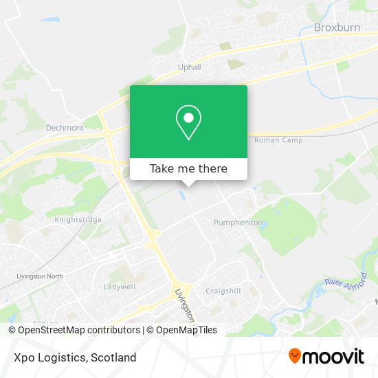 Xpo Logistics map
