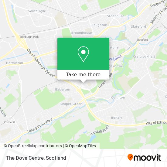 The Dove Centre map