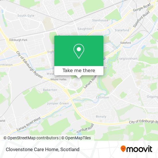 Clovenstone Care Home map