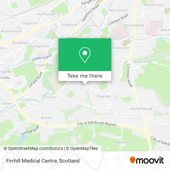 Firrhill Medical Centre map