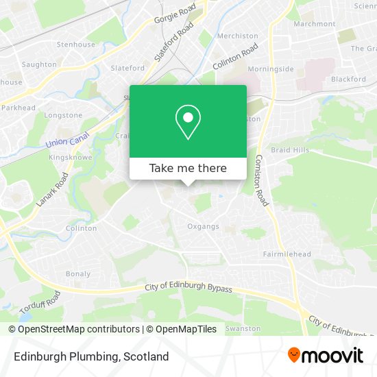 Edinburgh Plumbing map