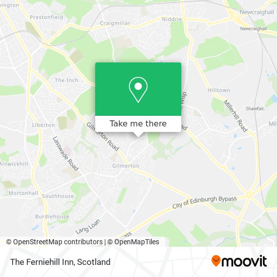 The Ferniehill Inn map