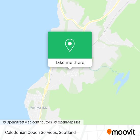 Caledonian Coach Services map