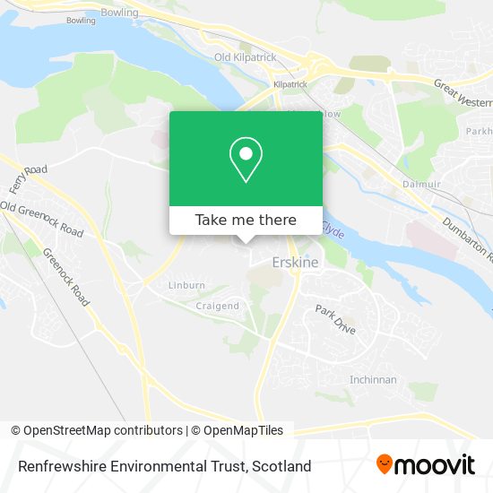 Renfrewshire Environmental Trust map