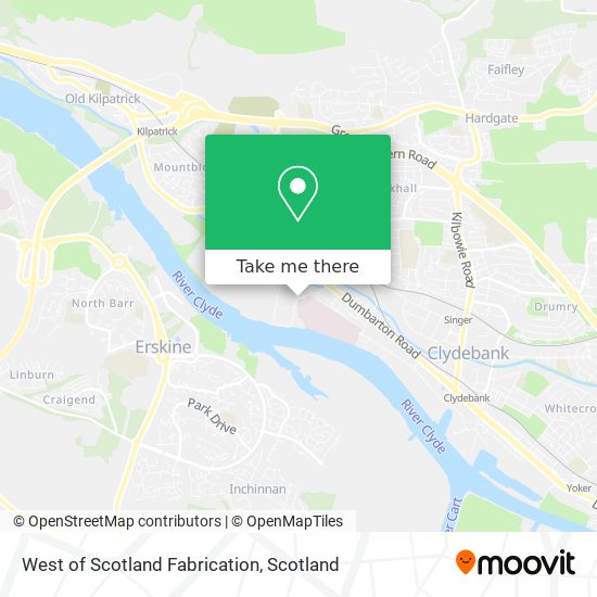 West of Scotland Fabrication map