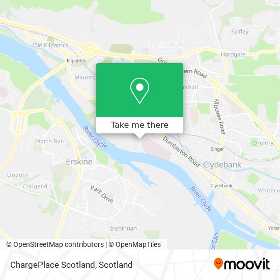 ChargePlace Scotland map