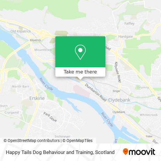 Happy Tails Dog Behaviour and Training map