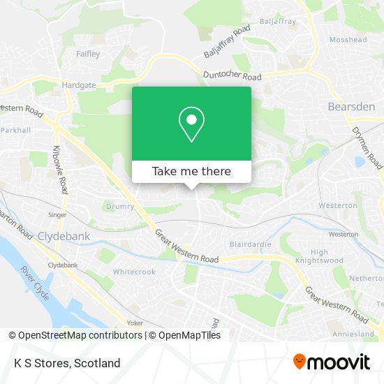 K S Stores map