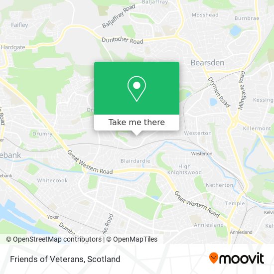 Friends of Veterans map