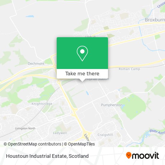 Houstoun Industrial Estate map