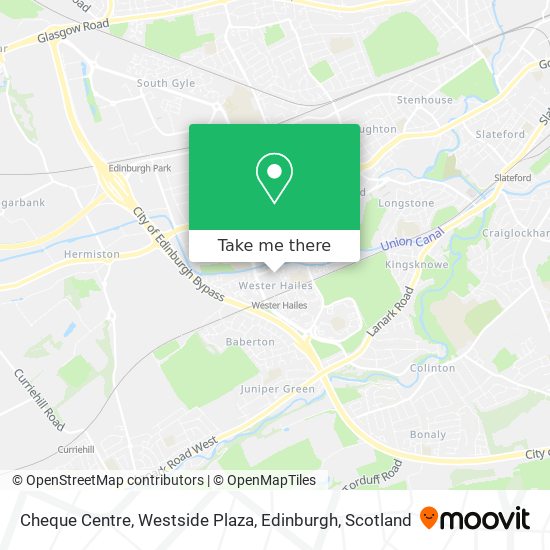 Cheque Centre, Westside Plaza, Edinburgh map