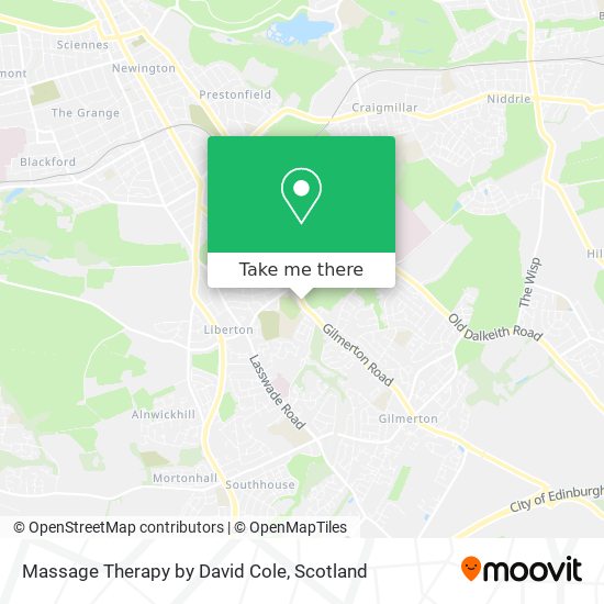 Massage Therapy by David Cole map