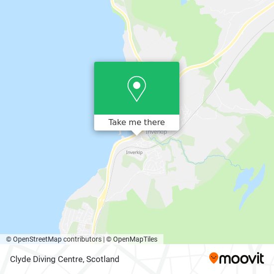 Clyde Diving Centre map