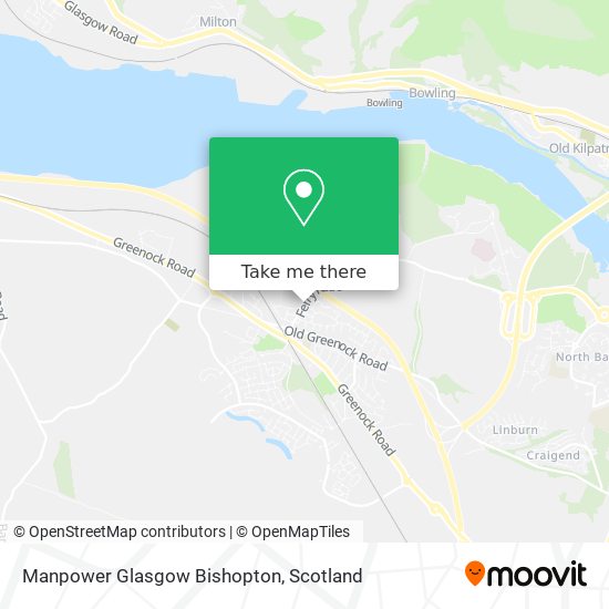 Manpower Glasgow Bishopton map
