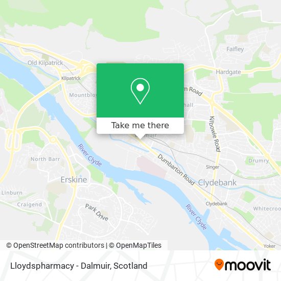Lloydspharmacy - Dalmuir map