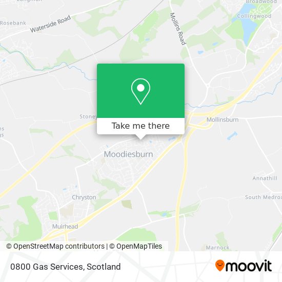 0800 Gas Services map
