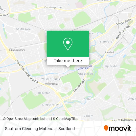 Scotram Cleaning Materials map