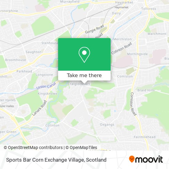 Sports Bar Corn Exchange Village map